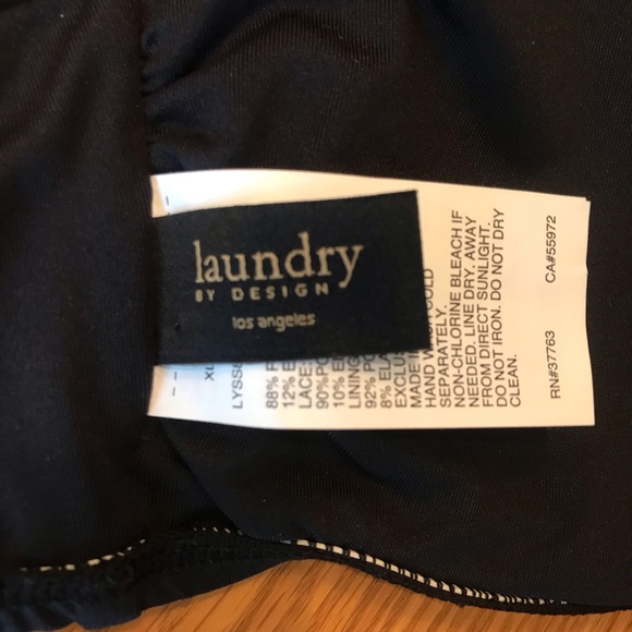 NWT Laundry by Design- Lace trim bikini top - Picture 7 of 8